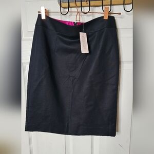 NWT Banana Republic Skirt Black Pencil Style Size 4P